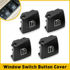Set of 4 Driver Window Switch Button Caps for Mercedes-Benz W204 W212
