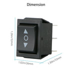 2X Momentary Rocker Switch 6-Pins for Car Boat Motorcycle
