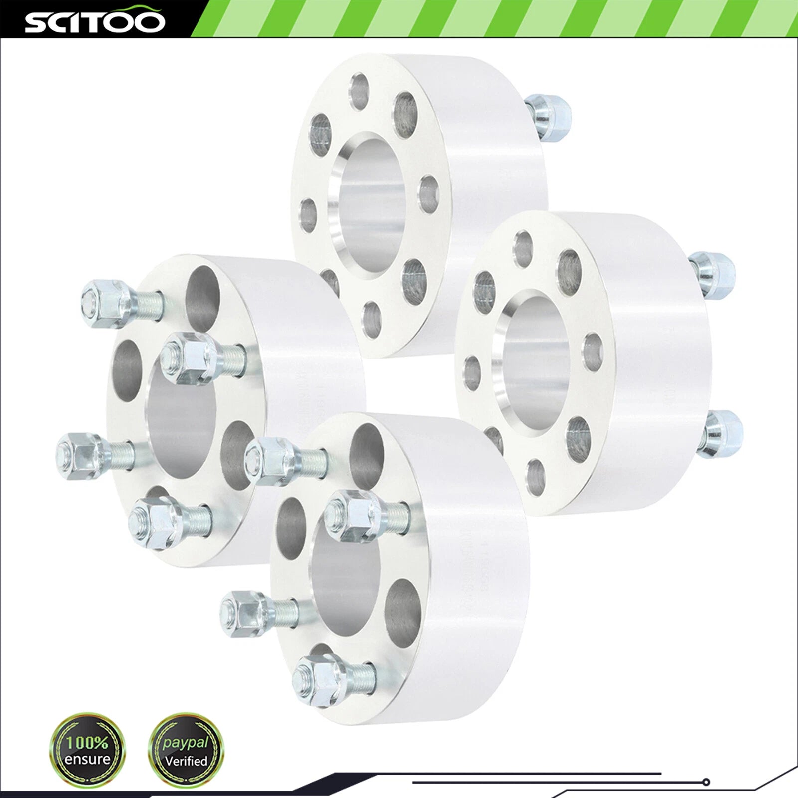Set of 4 Wheel Spacers for EZGO Club Car Golf Cart (4x4" 4x101.6 2")