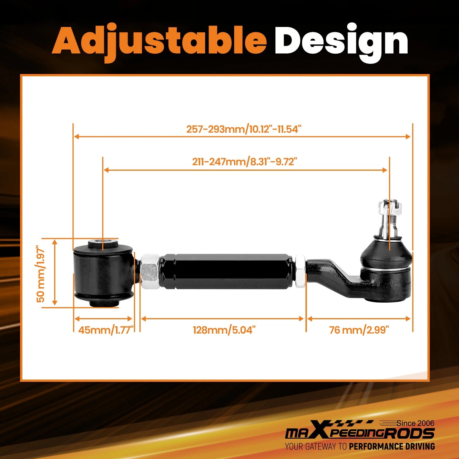 Adjustable Racing Coilovers Lowering Kit for Honda Accord (2003-2007)
