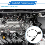 Crankshaft Position Sensor for BMW E46 (1998 - 2005) Black Plastic