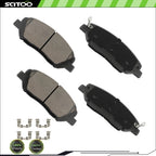 Front Ceramic Brake Pads Kit for Hyundai Santa Fe (2017–2018) D1917-8929