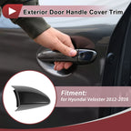 Front Right Door Handle Cover for Hyundai Veloster (2012–2016) No. 826622V020 Black