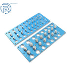 Thread Checker for Inch and Metric Fasteners (21 Inch, 17 Metric)