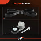 2X Serpentine Belt Drive Component Kit for Chevrolet S10 (1994-2004)