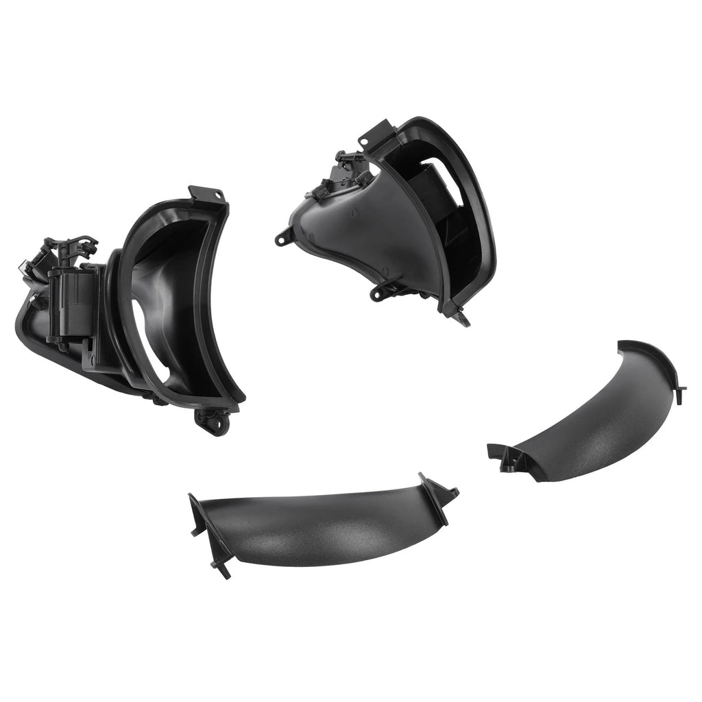 Set of 2 Black Fairing Air Ducts for Harley Touring CVO Road Glide (2015–2024)