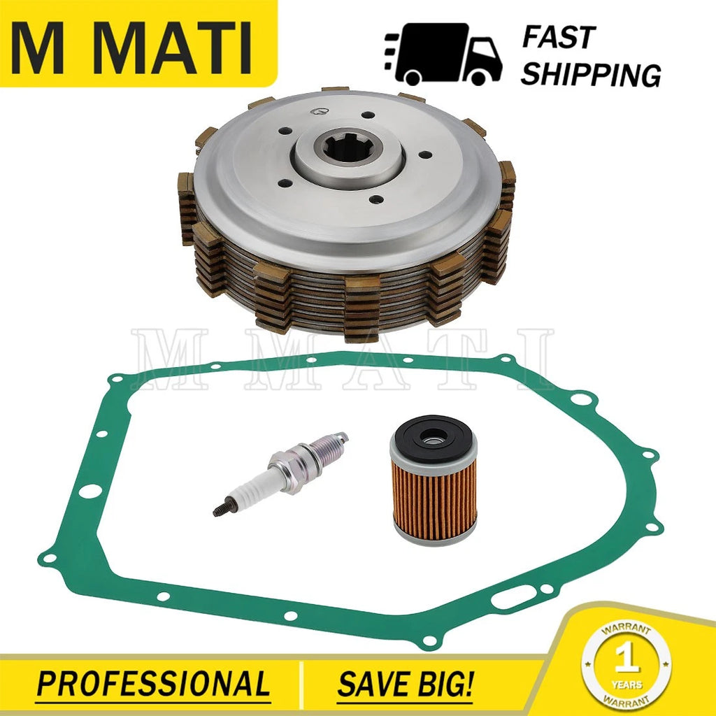 Clutch Assembly & Gasket Kit for Yamaha YFM350 Moto 4 (1987–1995)