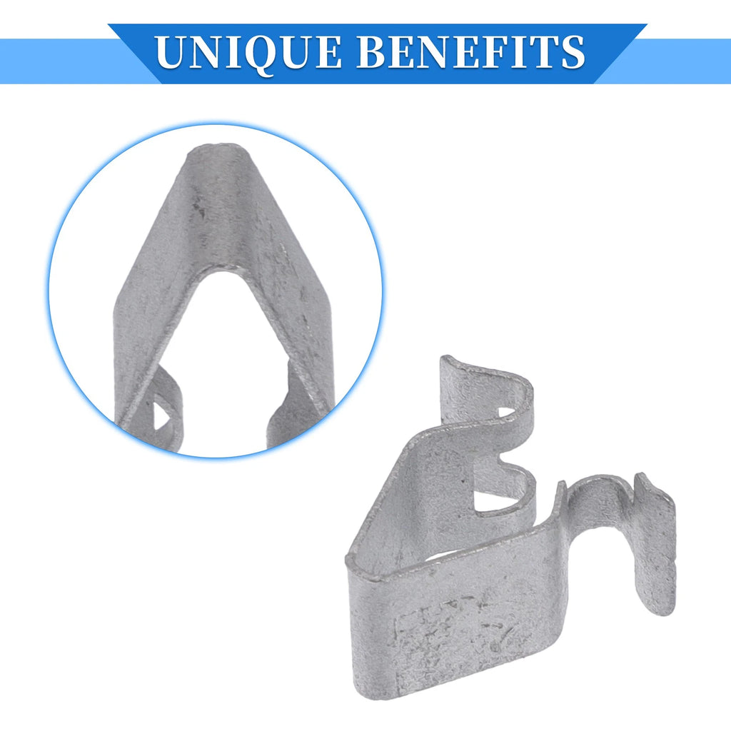10 Pcs B-Pillar Trim Panel Clip for Volkswagen Beetle (1998–2019) Silver Tone
