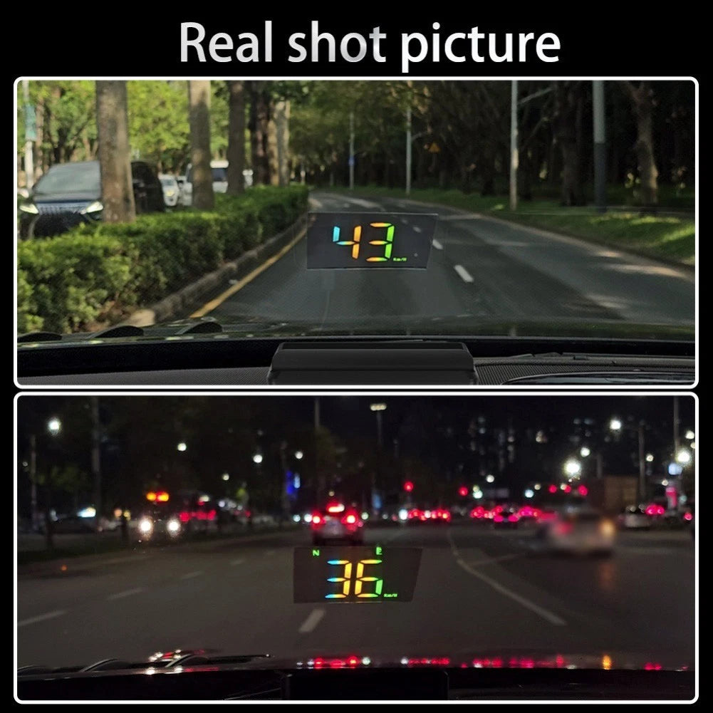 GPS Heads Up Display HUD for Cars (Digital Speedometer, Alarm Feature)
