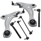 Set of 6 Front Lower Control Arms Tie Rod Sway Bar Links for Nissan Maxima (2009–2014)