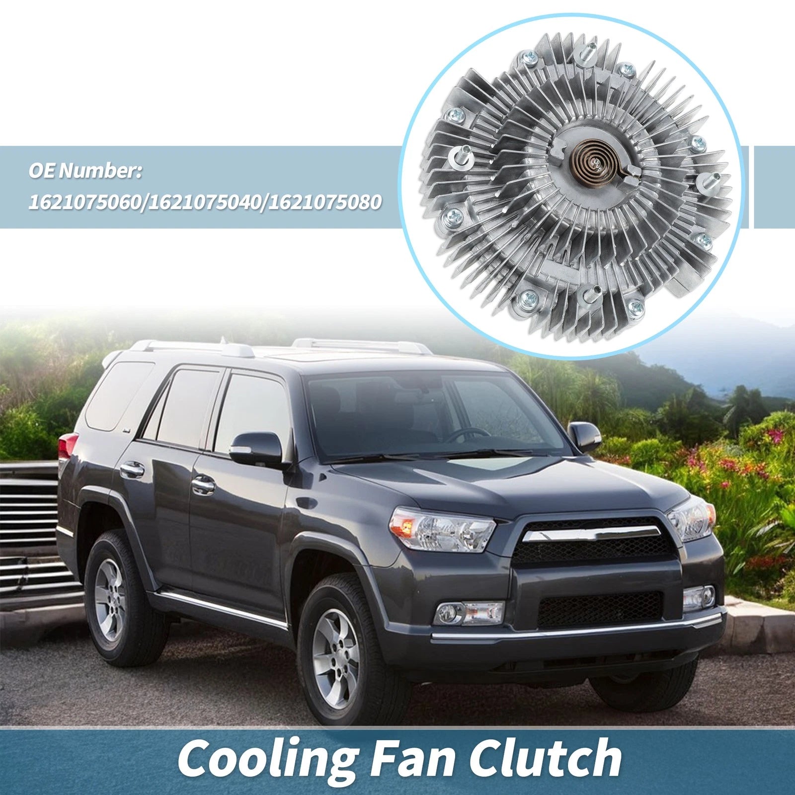 Cooling Fan Clutch for Toyota 4Runner, Tacoma (1996–2010) No. 1621075060