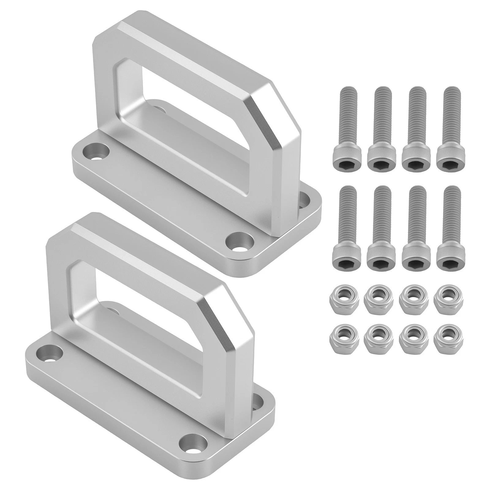 Aluminum Front Tow Shackle for Ram 2500/3500 (2003–2018) D-Ring Hitch Mount