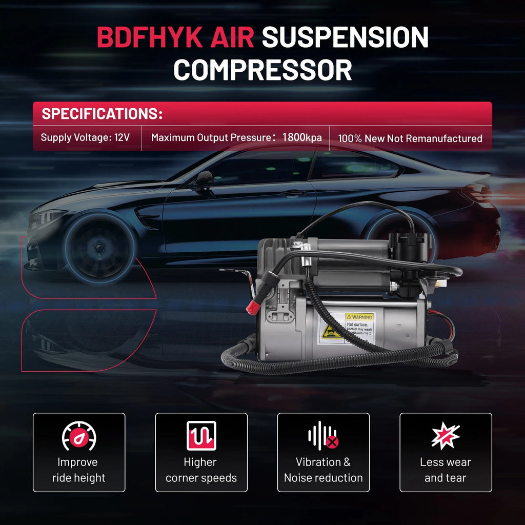 Air Suspension Compressor Pump for Audi A8 S8 D3 Quattro (2003–2010) 4E0616007E