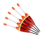 Set of 5 Carp Fishing Floats Red Vertical Buoys 13.5-15cm