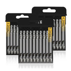 10pcs HSS6542 Double Ended Spiral Drill Bits (3.2mm, 4.2mm, 5.2mm)
