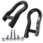 2Pcs Black Tow Hooks for Chevrolet GMC Silverado Sierra 1500 (2007–2019) 84072463