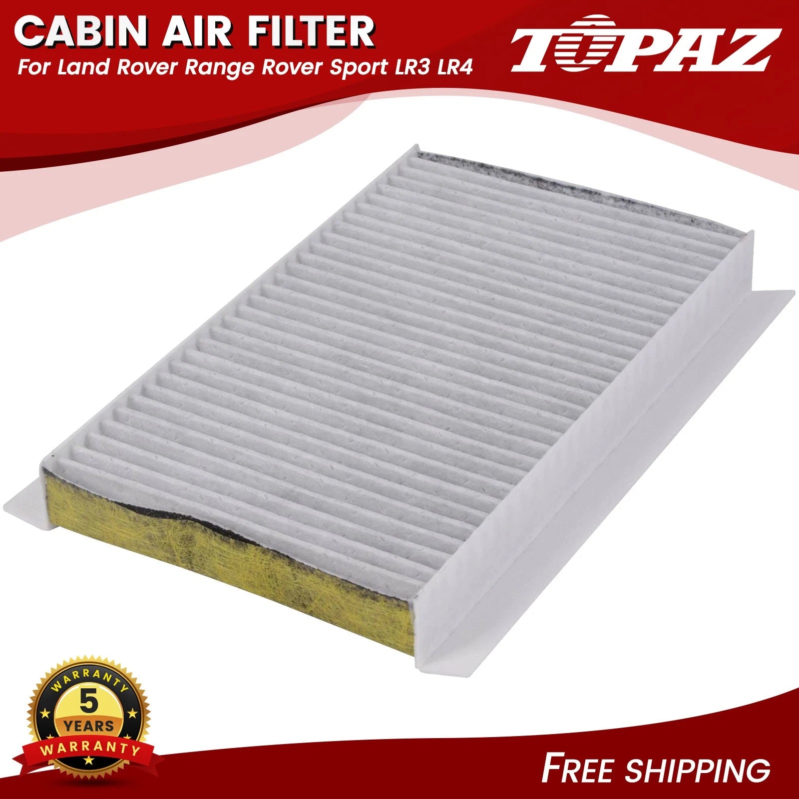 Cabin Air Filter for Land Rover Range Rover Sport LR3 LR4 (2005–2016)
