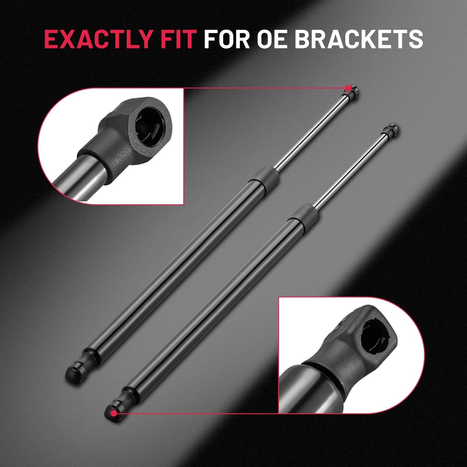 2Pcs Tailgate Lift Supports Shock Struts for Jeep Cherokee (1995–1996) 4218