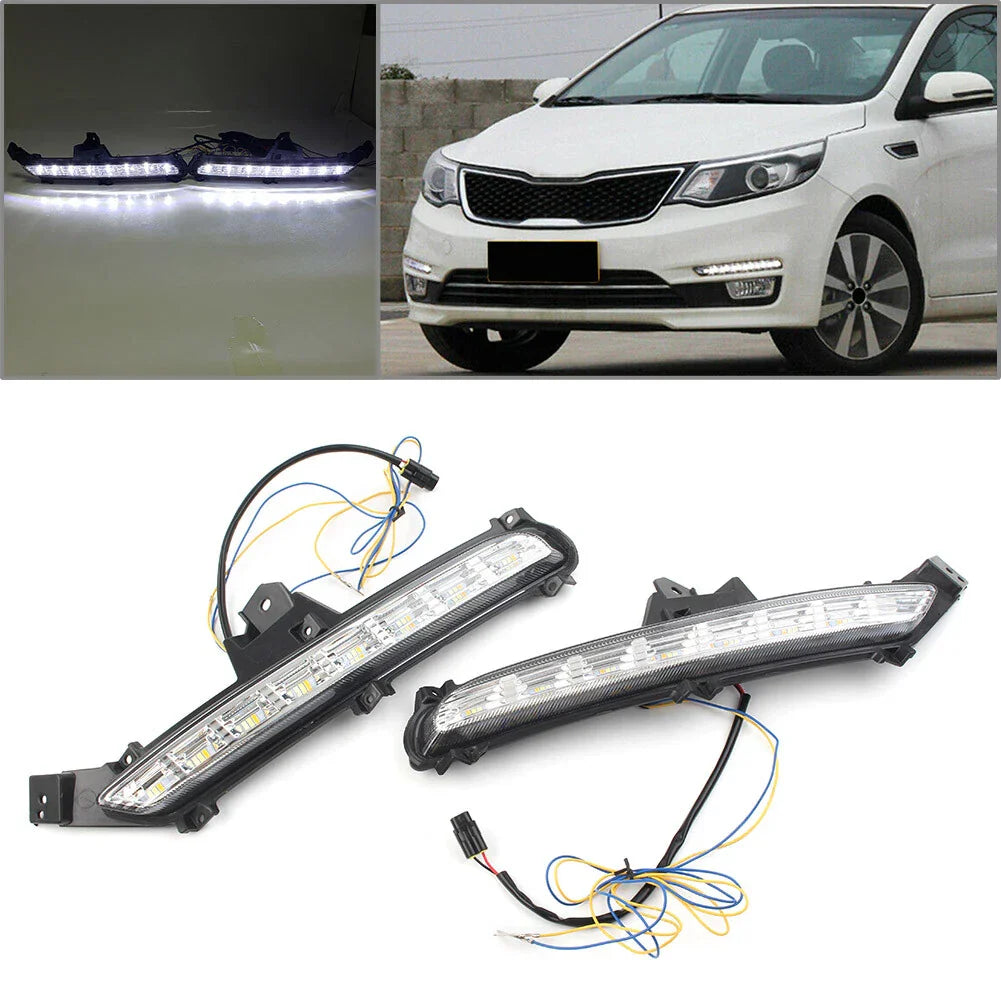 ABS LED Daytime Running Lights for KIA K2 (2015-2016)