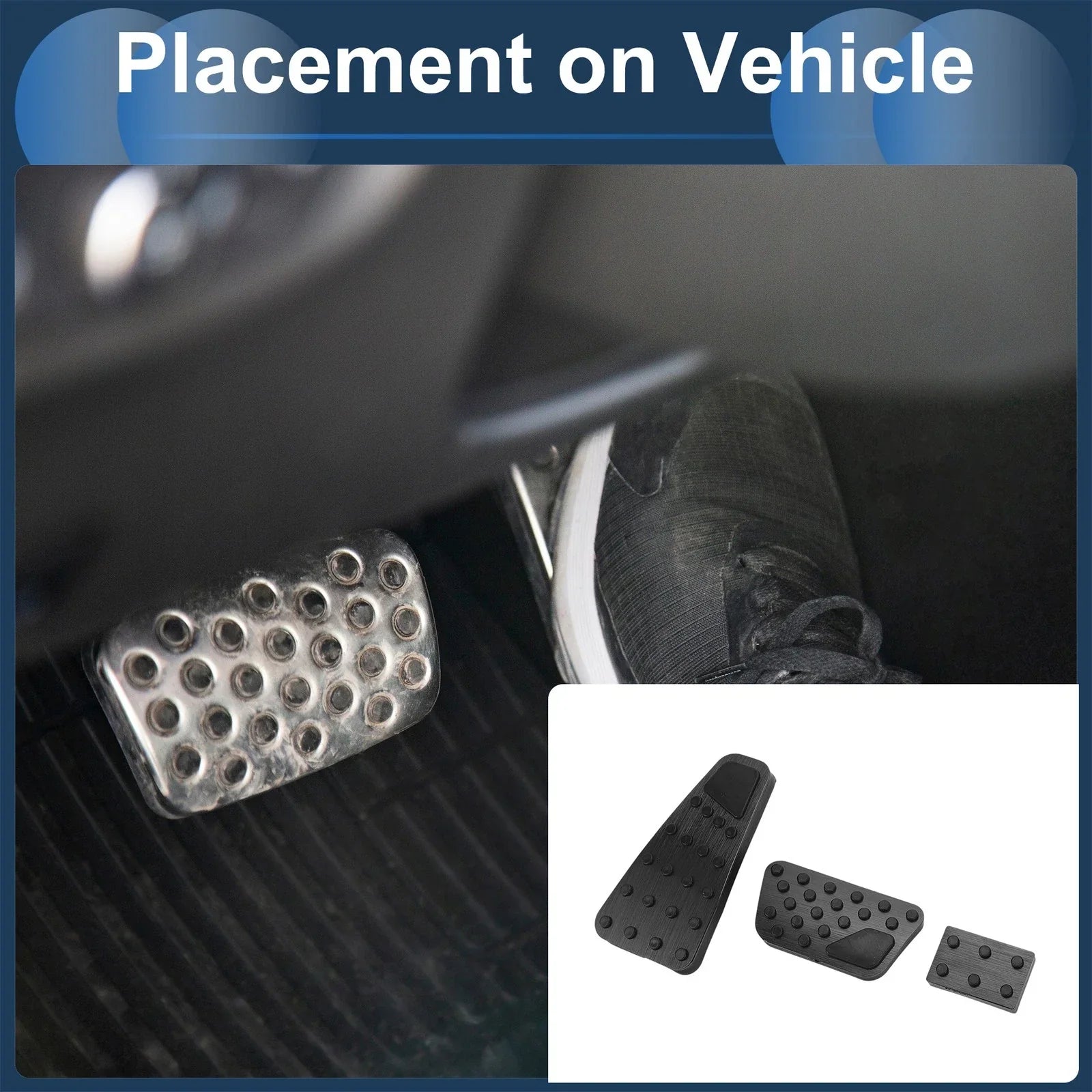 Automatic Foot Accelerator Pedal Covers for Dodge RAM 1500 (2010-2018)