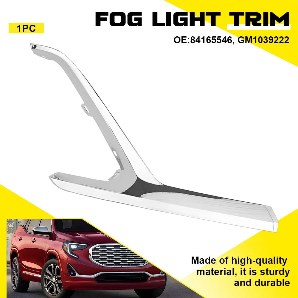 Right Bumper Fog Light Bezel Trim for GMC Terrain (2018–2021) 84165546
