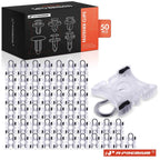 50x Window Regulator Retainer Clips for BMW E32 (1989–1994)