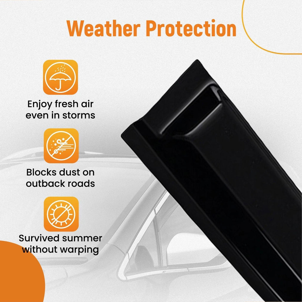 Set of 4 Window Visor Rain Guards for Nissan Altima (2019-2024)