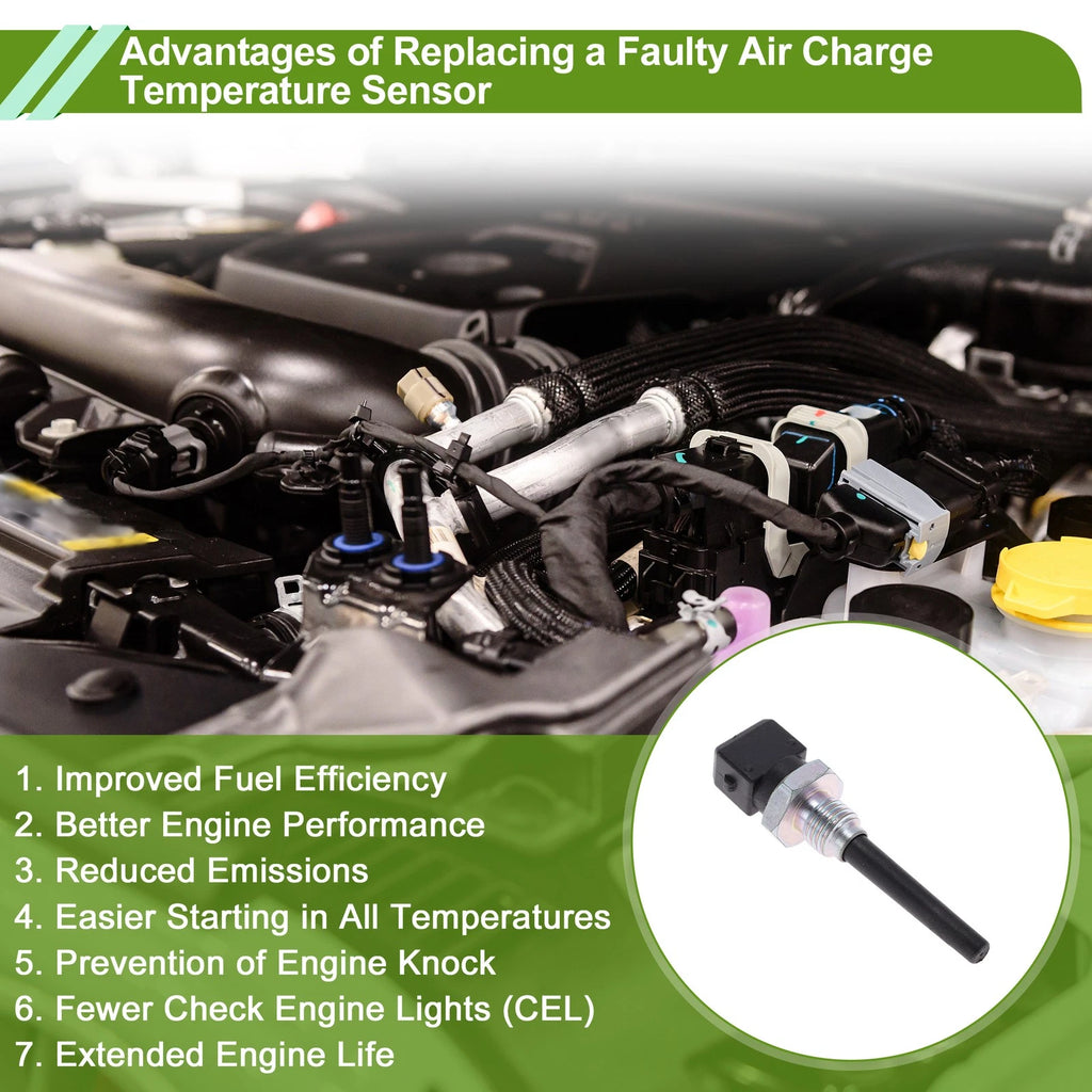 Air Charge Temperature Sensor for Audi RS6 4.2 (2003) 90SF12A697AA