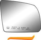 Passenger Side Mirror Glass Assembly for Toyota Tundra (2007–2021), Sequoia (2008–2017) Heated
