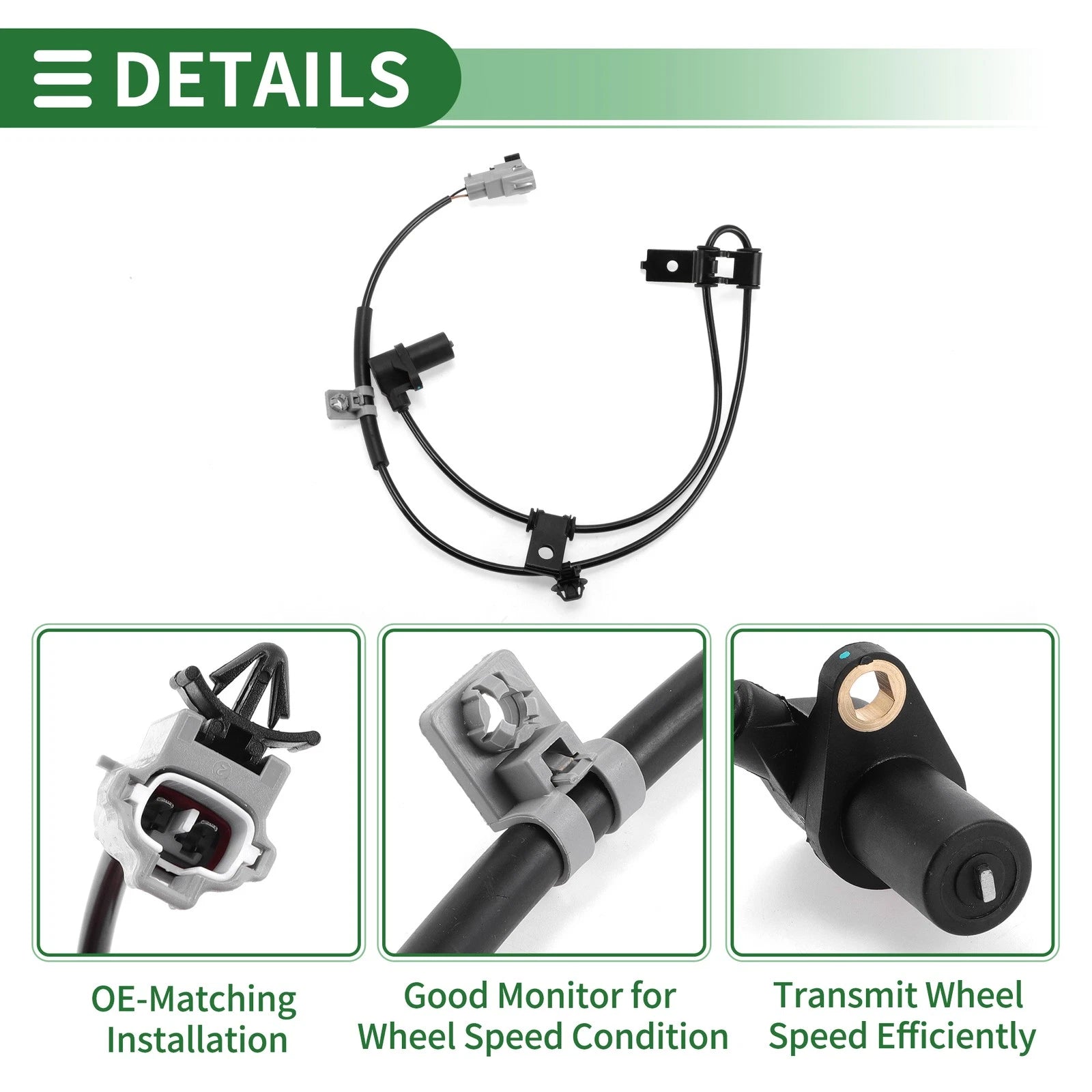 ABS Wheel Speed Sensor for Hyundai Matrix (2001–2010) No. 9567017100/9567017110