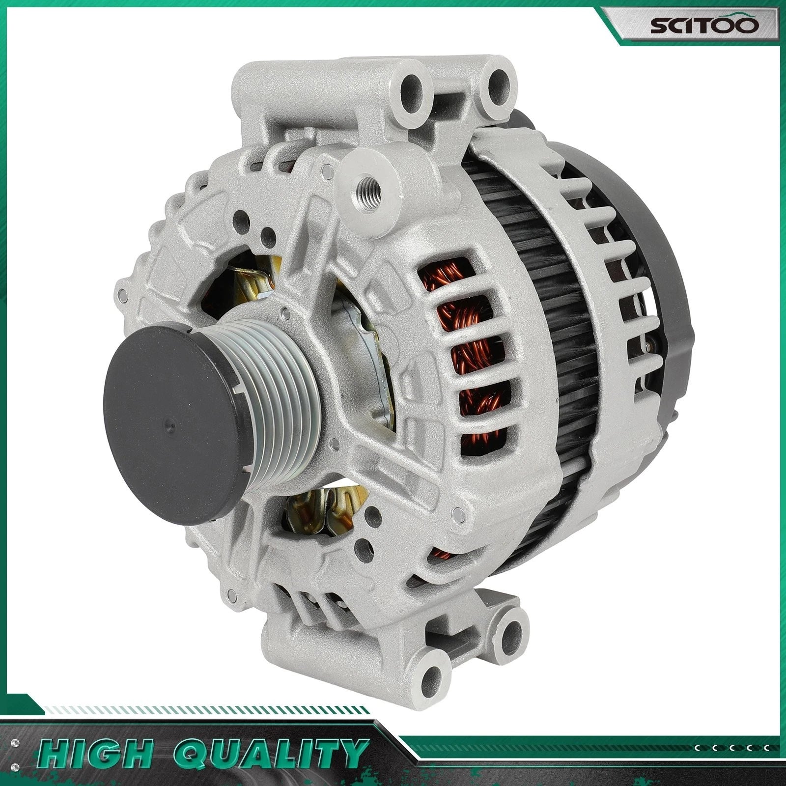Alternator for BMW X5 E70 (2007–2010) L6 3.0L 183A 12V CW 7-Groove