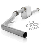 Catback Muffler Exhaust Pipe for Toyota Tacoma Crew Cab 2013–2015 2.7L 2.5"OD