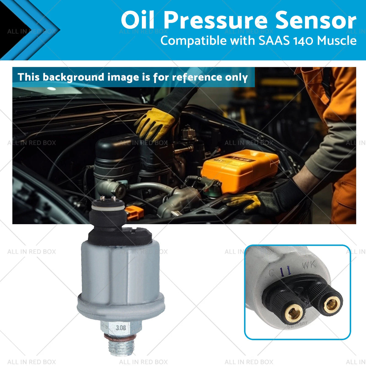 Oil Pressure Sensor for SAAS 140 Muscle Gauge Sender (SG21002)