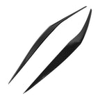 1 Pair Headlight Eye Lid Cover Sticker Black for Ford Fiesta (2013–2016)