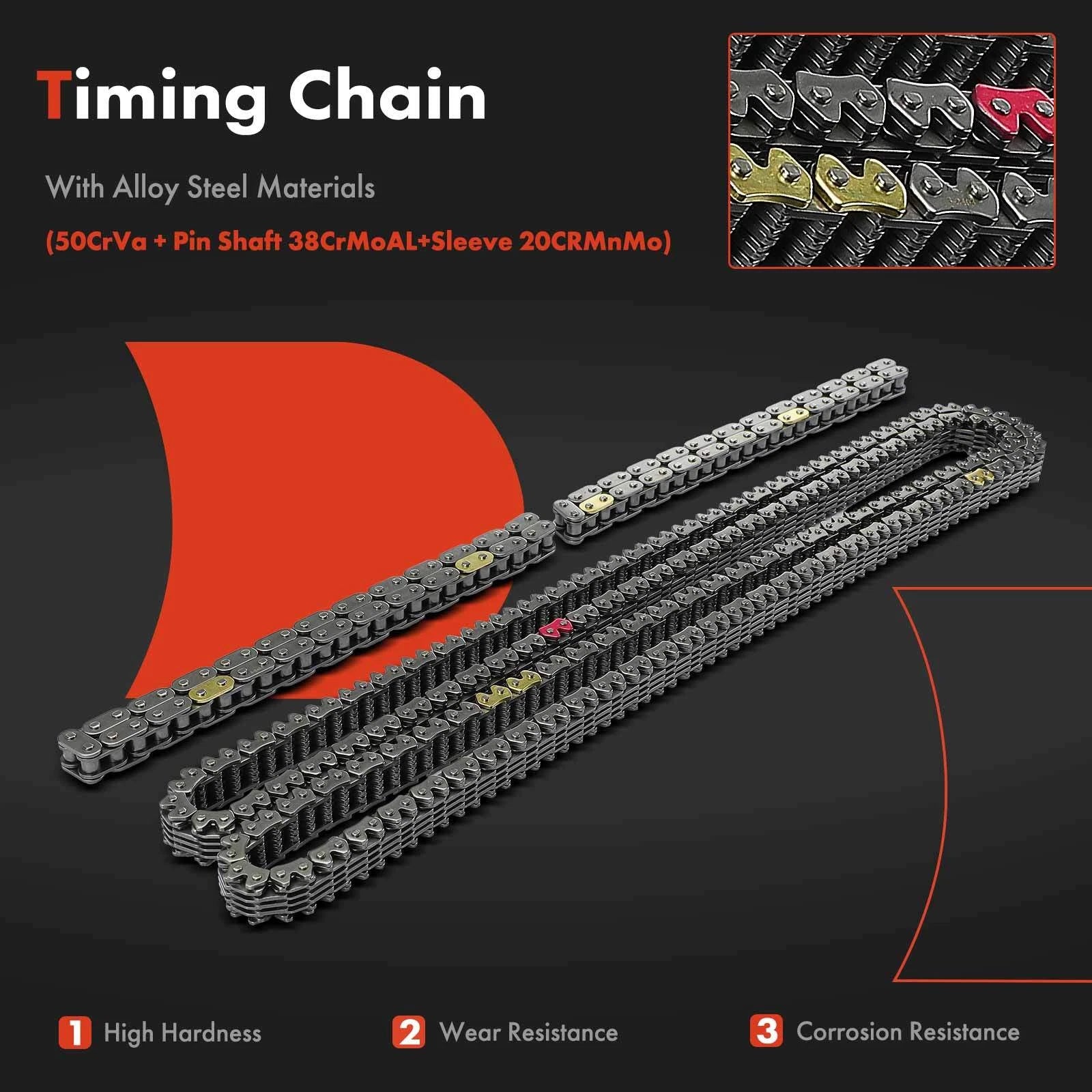 Timing Chain Kit for Ford F-150, Expedition, Lincoln V6 3.5L (2014–2016)