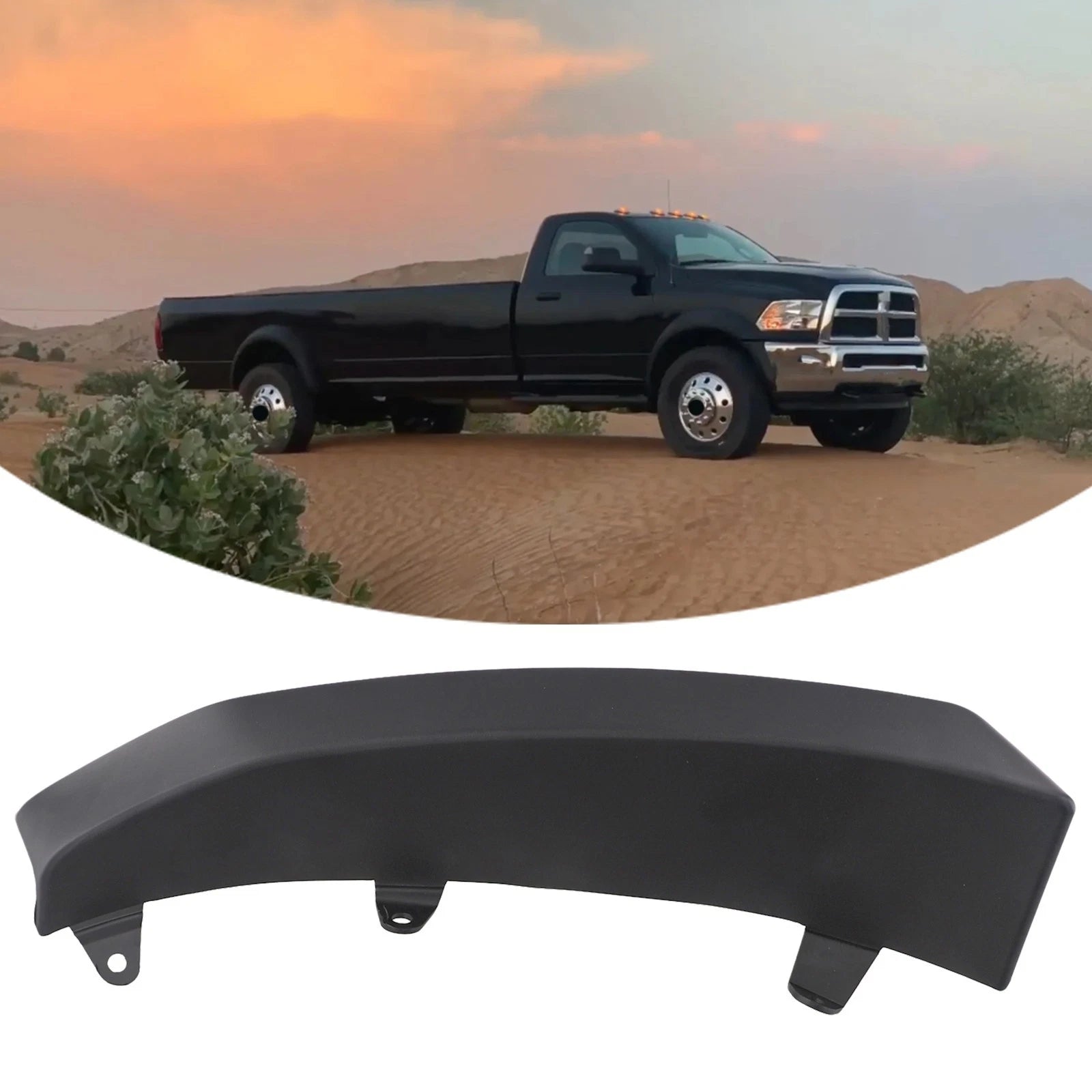 Left Driver Side Wheel Opening Flare Molding for Ram 4500 5500 (2008–2018)
