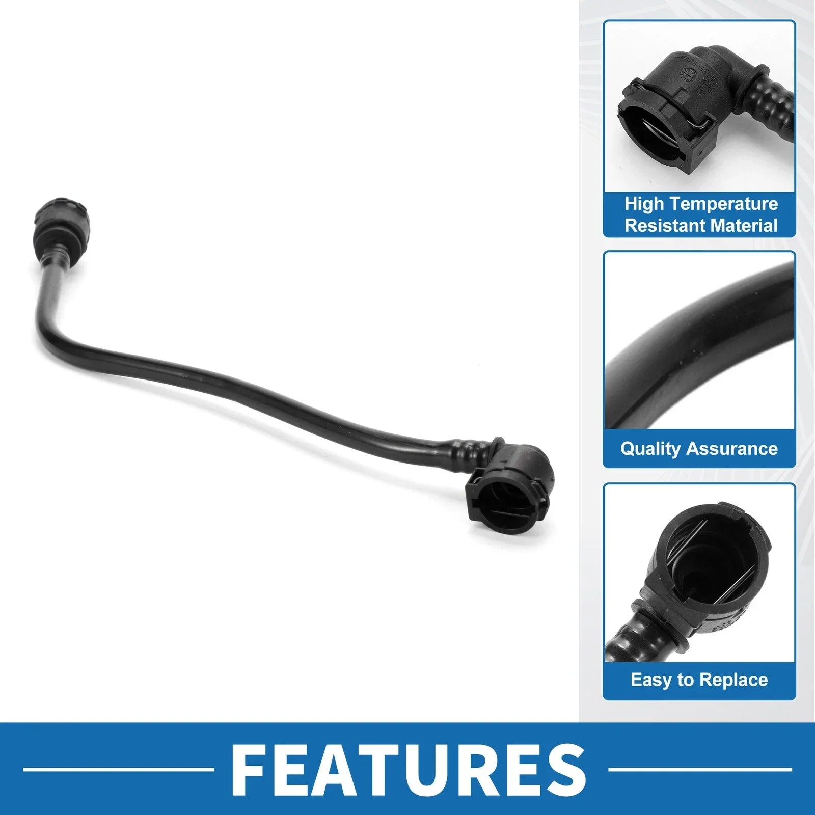 Radiator Hose 1 x Plastic Black for BMW 840i (2020-2023)