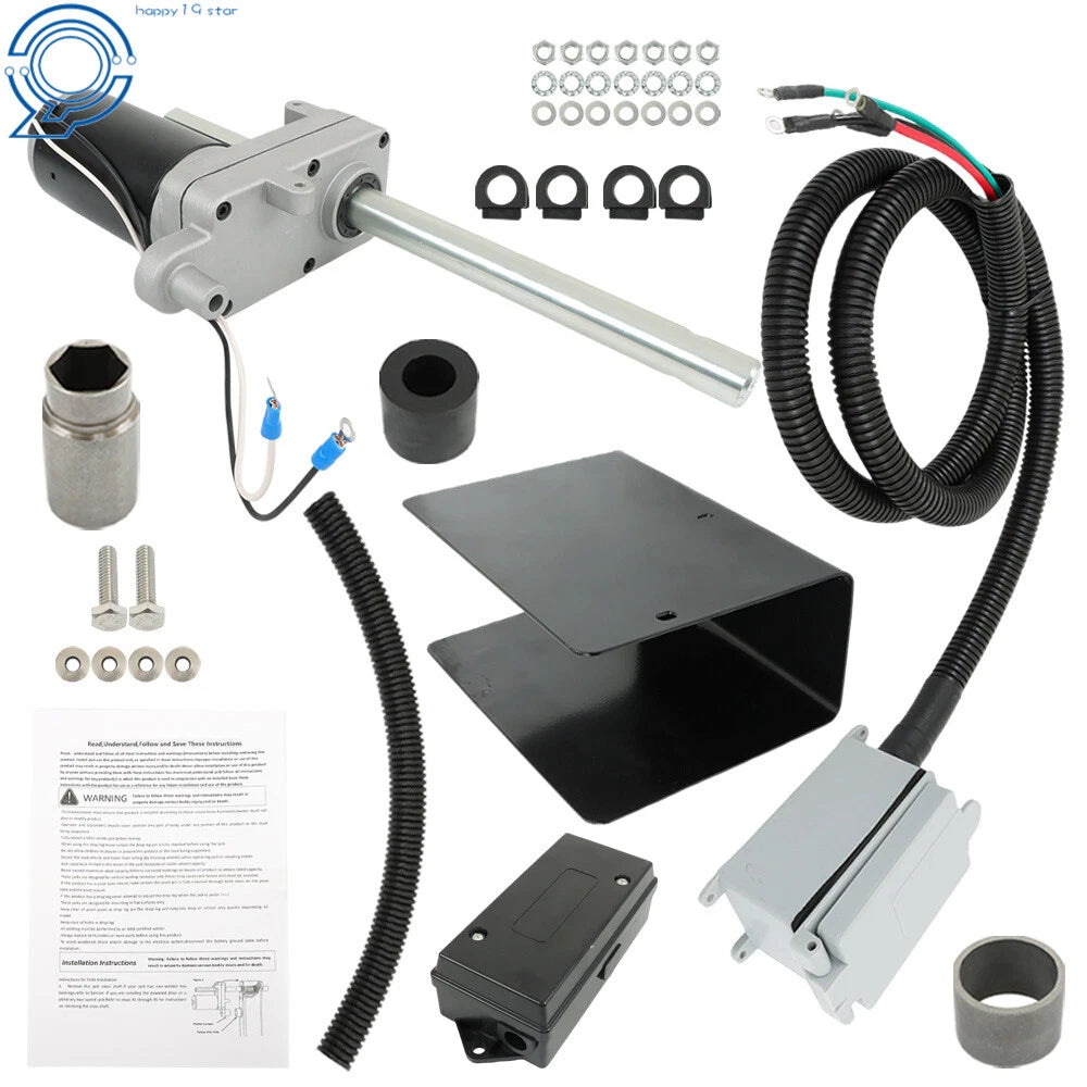 Electric Powered Trailer Jack Kit for Bulldog Landing Gear (12000 lbs)