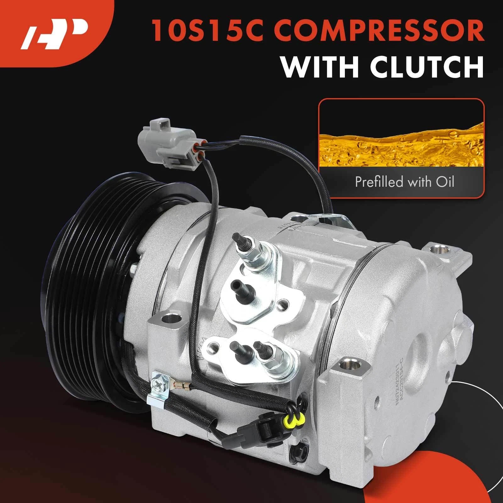 A/C Compressor with Clutch for Toyota Hilux 2008 (2008-2008)