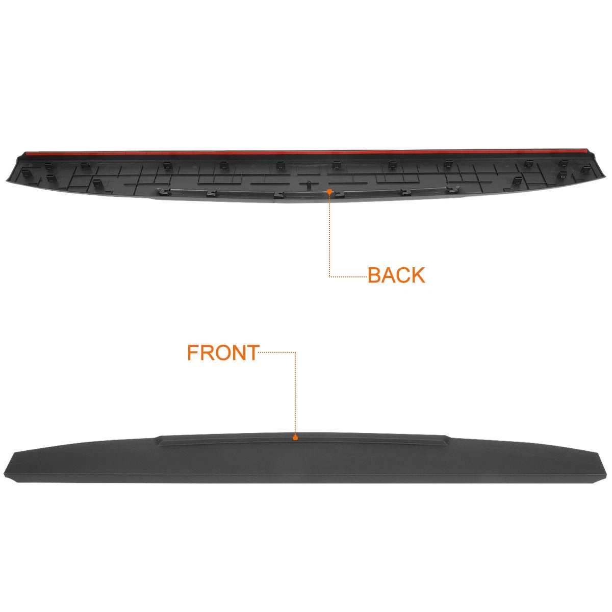 Textured Tailgate Cap Moulding Cover for GMC Sierra/Chevy Silverado 1500 (2019–2021)