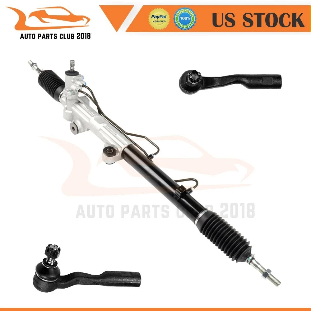 3X Power Steering Rack and Pinion + Outer Tie Rod for Toyota Tundra (2005–2006)