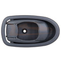 1Pc Door Handle for Kia Spectra (2001–2004) Gray Interior Left Side