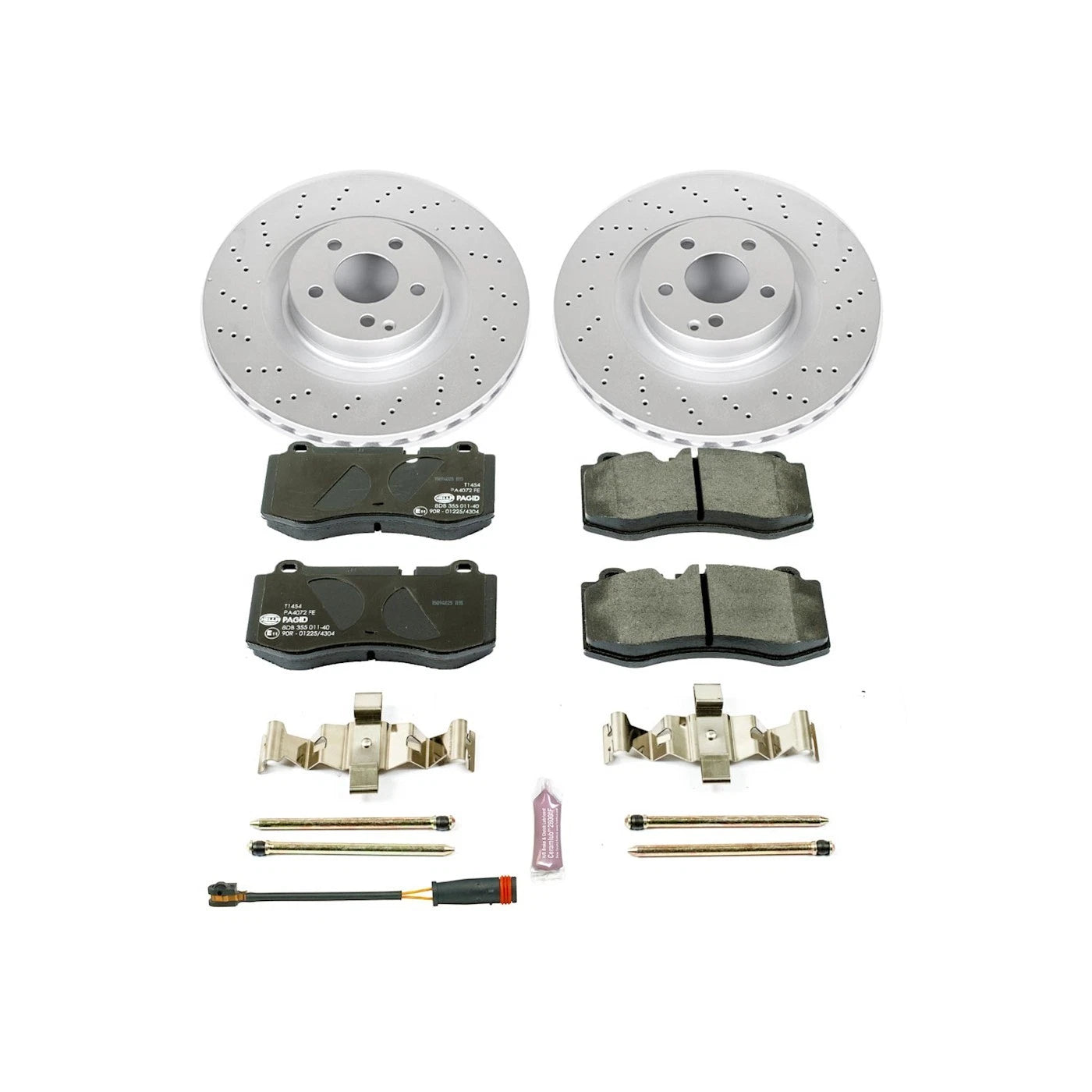 2X Brake Disc and Pad Kit for Mercedes S350