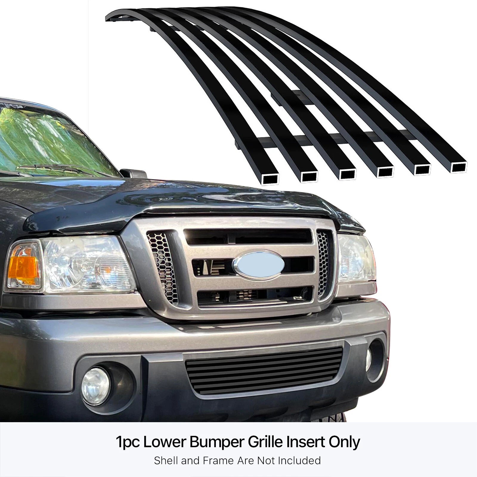 Black Billet Grille Insert for Ford Ranger (2006-2012)