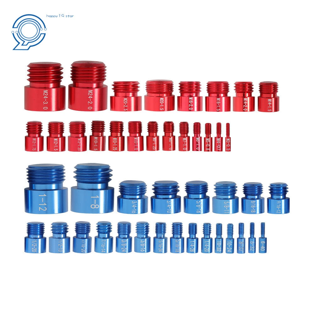 44-Pc Nut and Bolt Thread Checker Set for Various Makes and Models