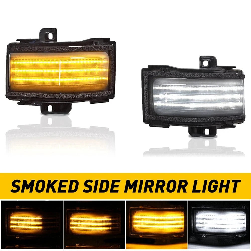 Switchback Smoked LED Towing Mirror Light Pair for Ford Super Duty (2017–2022)