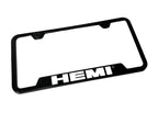 OEM License Plate Frame Notched Black for Dodge Hemi (2006–2024)