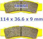 Set of 4 MC Front Rear Parking Brake Pads for Yamaha YXZ1000R (2016–2026)