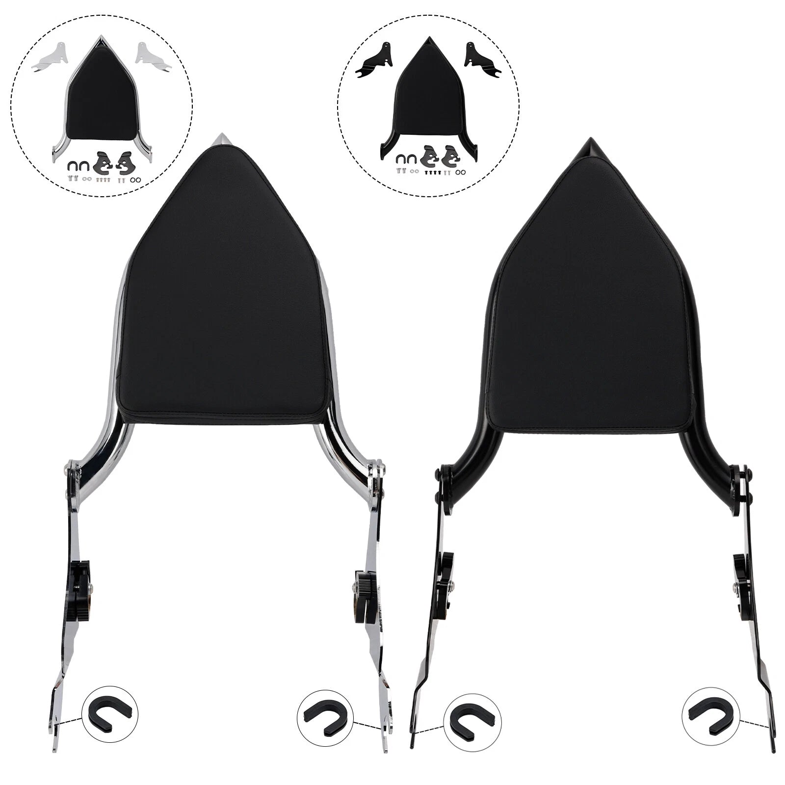 Passenger Sissy Bar Backrest for Road King, Street Glide (2009–2024)