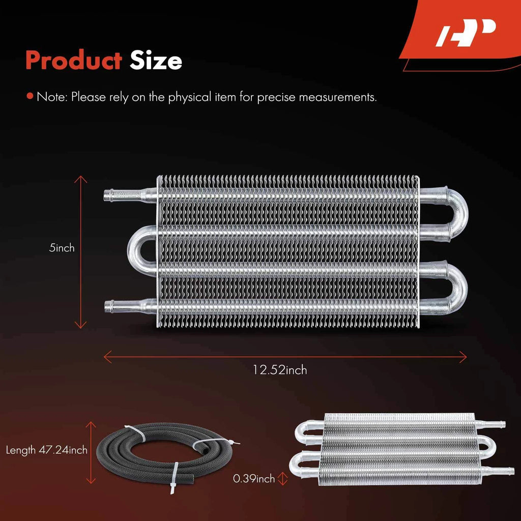 Trans. Oil Cooler Kit for Chevrolet (3/4" Thick, 5” x 12-1/2” Core)